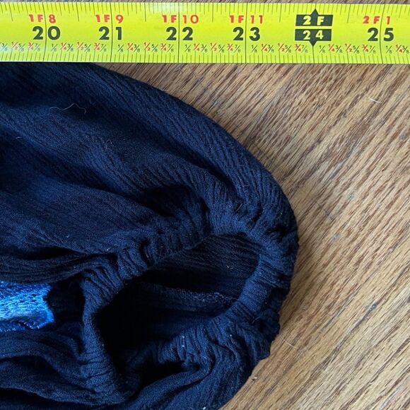 Free People Black Spell On You Embroidered Smock Ruffle Dress Women's Size Small - Picture 9 of 9